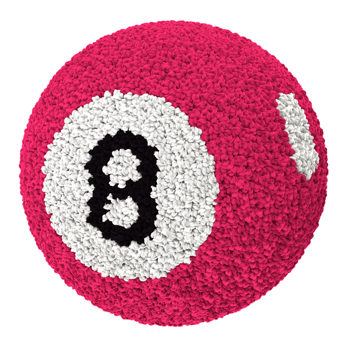 Magic 8 Ball Pillow - Hot Pink