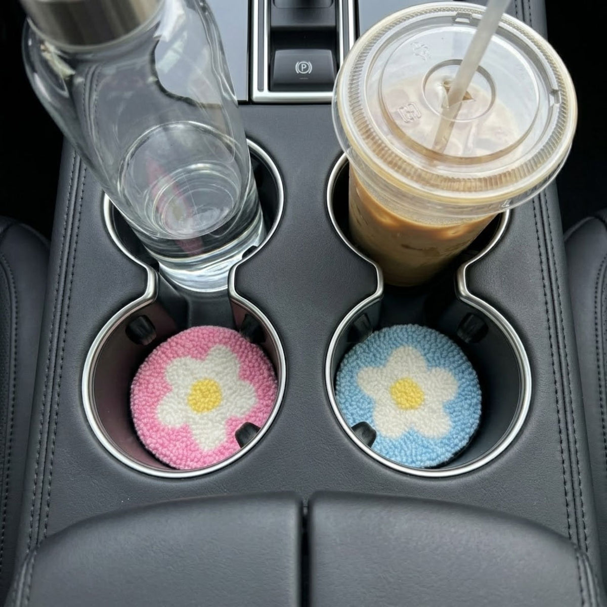 In the car