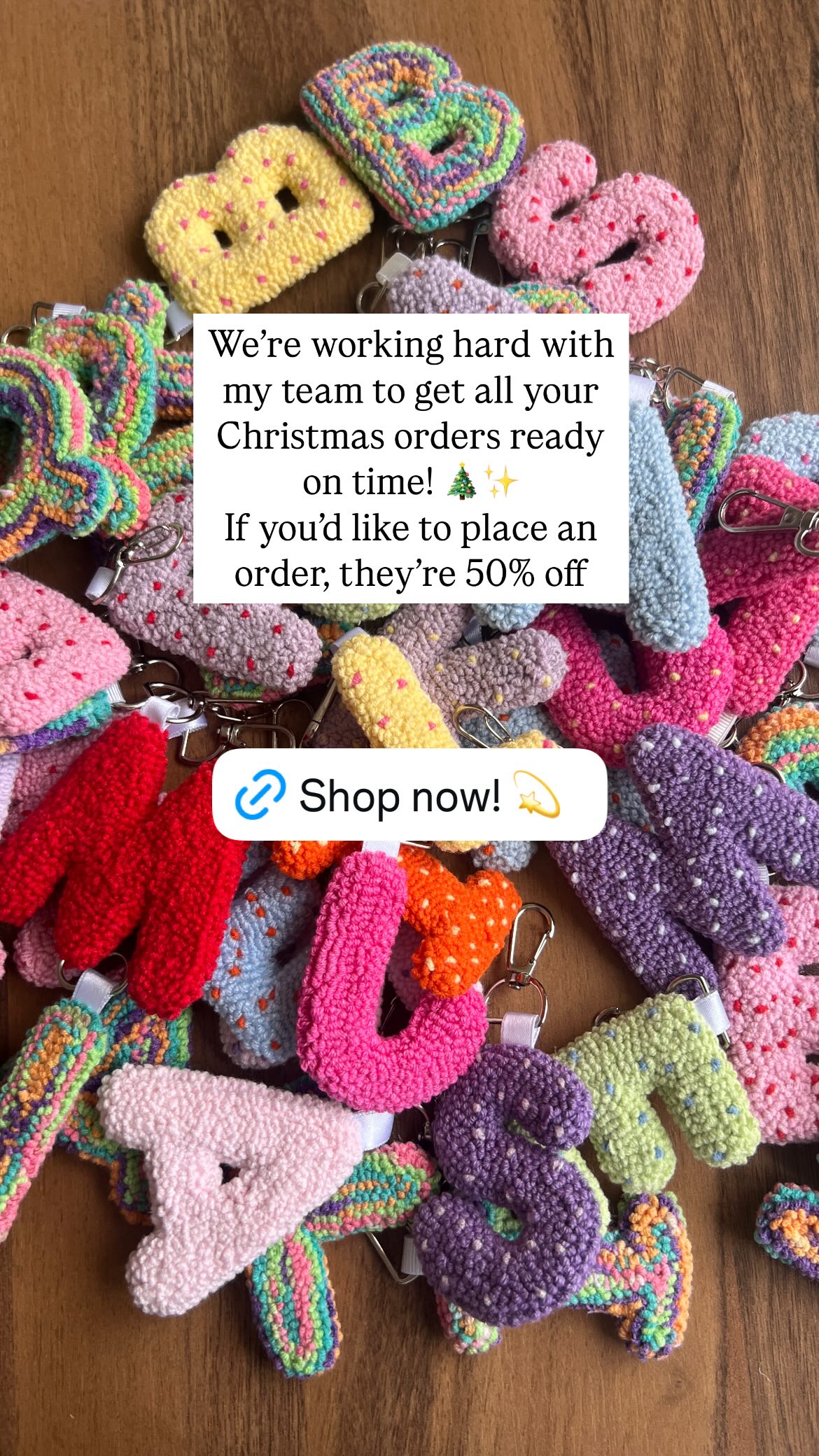 Instagram story — Initials — Embroidery with Aycan