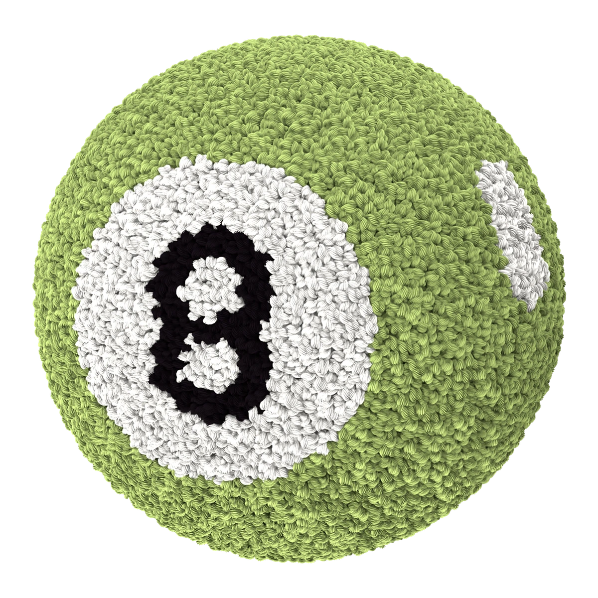 Magic 8 Ball Pillow - Green