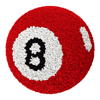 Magic 8 Ball Pillow - Red