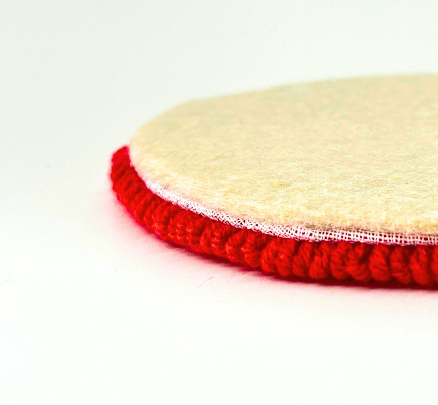 Felt-backed detail