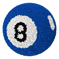 Blå