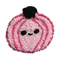 Light pink smiley pumpkin